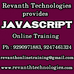 Javascript Online Training from India