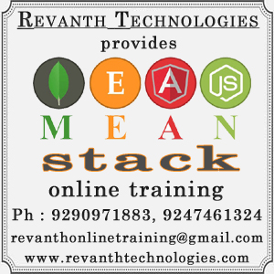 Mean Stack Online Training from India